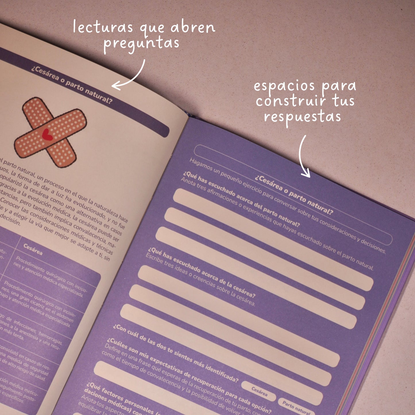 Diario personalizado para el embarazo