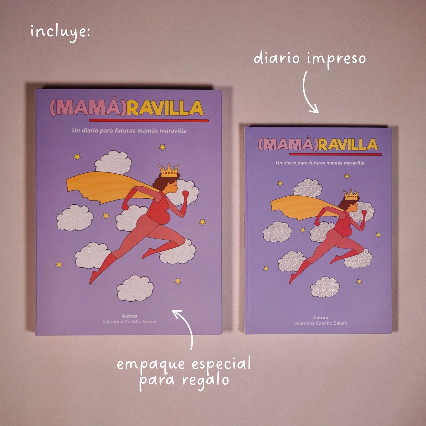 Diario personalizado para el embarazo
